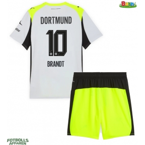 Borussia Dortmund Julian Brandt #10 Bortaställ Barn 2025-26 Kortärmad (+ Korta byxor)